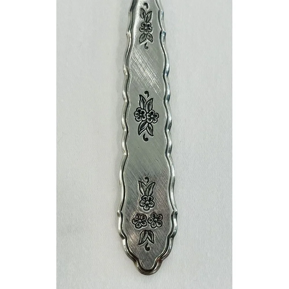 Oneida  Serving Fork FLORAL BOUQUET Stainless Distinction‎ Silverware Flatware